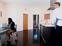 Lola Marie is a hot black beauty who gives great blow job and lick cock.