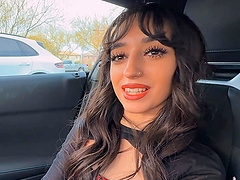 Ronnie Violet is a hot girl with long hair and she gives a good blowjob.