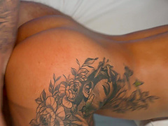 Natural tits homemade video with a black butt fetish scene