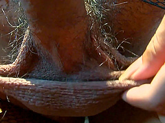 Beautiful shemale Cookie Jenny in hot action.