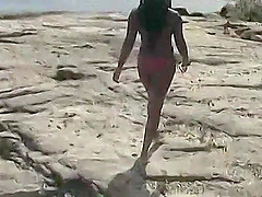 A hot couple enjoys a romantic beach date and satisfies their carnal desires.