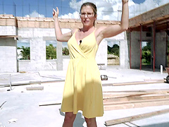 Beautiful woman with glasses Cory Chase in hot scene.