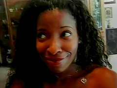 Big natural tits bounce while being licked by a horny pornstar