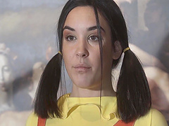 Pigtailed sex with cheating bride Clara Ortiz and Bianca Mia