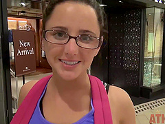 Beautiful bald pussy gets a rough fuck in missionary position