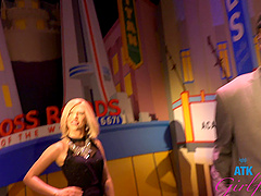 Beautiful long-haired blonde Dez Hansen in hot pov action