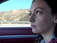 Serena Hill is a hot girl with natural tits and she gives great blow job.