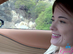 Close up and personal with a brunette beauty and her man in this pov porn video.