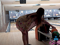 Public romance with a beautiful violet-haired woman in pov.