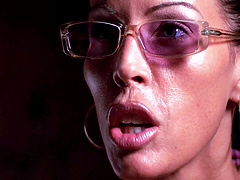 Beautiful Francesca Le has her puffy pussy licked by Mark Wood.