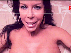 Cumshot compilation with long-haired pornstar who loves to swallow.