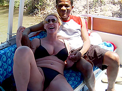 Pornstar Tori Lux in hot action in Oasis set.