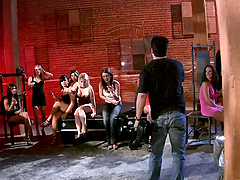 Beautiful women with perfect bodies have sex with each other.