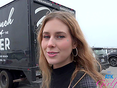 Beautiful hair and great pussy shot in pov video