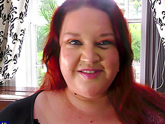 A super beautiful babe gets fucked in her pussy by a huge dick.