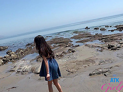 Jade Kimiko is a hot asian babe with glasses and she has a shaved pussy.