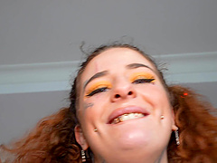 Beautiful pornstar with long hair gives great oral sex and cowgirl ride.