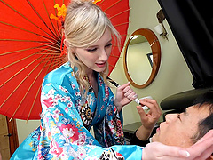 Young couple having sex on the bed with passion.