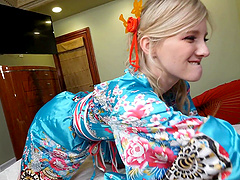 Young couple having sex on the bed with passion.