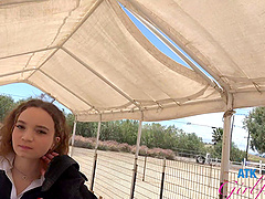 A pervert guy made a daring move to get intimate with Selina Imai in public.