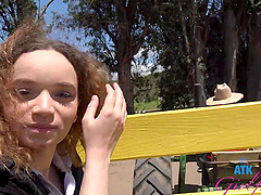 A pervert guy made a daring move to get intimate with Selina Imai in public.