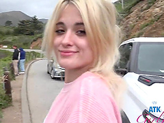 A couple are having public sex on the streets in this explicit video