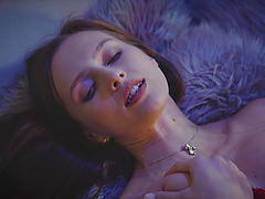 Stunning brunette Stacy Cruz in passionate action