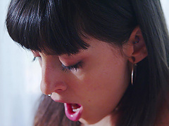 Caomei Bala, the stunning spanish brunette with natural 36d curves, in passionate action.