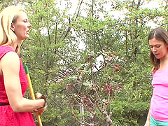 Mandy More and Brenda James in hot lesbian action