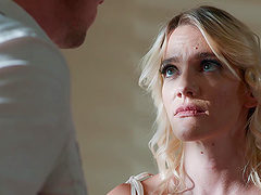 Hot Kenna James fucks with her boyfriend and Pierce Paris