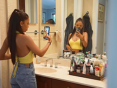 Damion Dayski’s massive bbc pounds shaved pussy hard