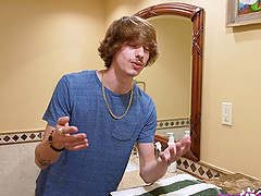 Lauren Phillips gets her big natural tits smashed in the shower