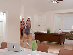 Hot threesome action with adira and charlotte