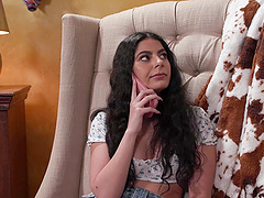 Charles Dera and Angel Gostosa enjoy passionate, intimate moments together.