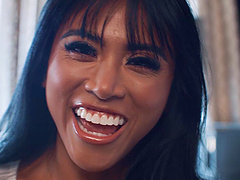 Isiah Maxwell and Ember Snow in intense interracial action