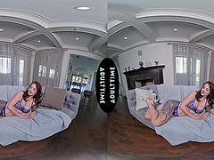 Isiah Maxwell and Maddy May enjoy passionate interracial action with impressive intensity.