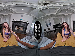 Isiah Maxwell and Maddy May enjoy passionate interracial action with impressive intensity.