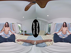 Brunette Kylie Rocket fucked by her boyfriend in all poses