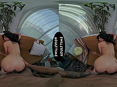 Passionate couple Oliver Davis and Harley Haze enjoying sex