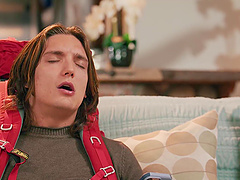 Lauren Phillips, the busty redhead milf, gets her pussy railed by Axel Haze.