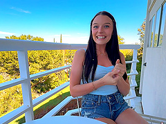 Alex Jett and Kloe Love enjoy outdoor sex with a stunning brunette