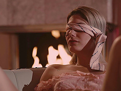 Skinny bitch Nella Jones rides a big cock of lucky Steve Holmes