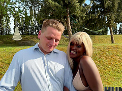 Charlie Dean and Lexi Luv enjoy a thrilling outdoor adventure together.