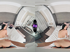 The guy fucks long-haired brunette Jasmine Jayne in various poses.