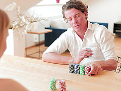 The couple enjoys intimate moments with a passionate Ivi Rein.