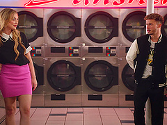 Two girls share a big dick in a steamy threesome