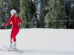 Brandi Love, the busty milf, fucks with her husband in a steamy scene.