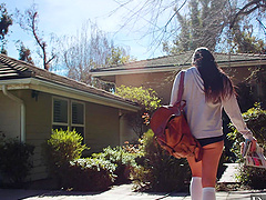 Manuel Ferrara and Karlee Grey enjoy passionate sex while her huge natural boobs bounce.