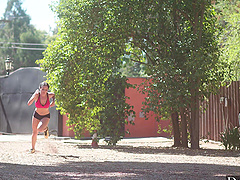 Manuel Ferrara and Kissa Sins enjoy passionate outdoor sex