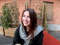 Brunette couple enjoys intimate moments with Porno Dan